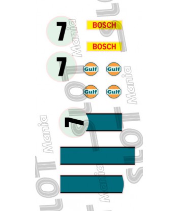 Calcomanía Porsche 917 (nº 7)