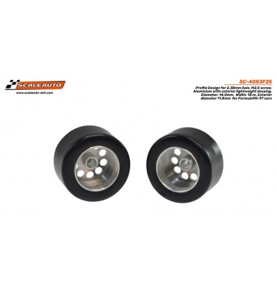 Llantas aluminio aligerada 14x13 mm