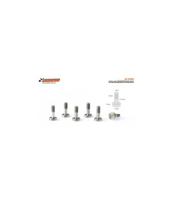 Tornillería semiroscado cónico carrocerías cabeza 4.5mm. M2.2x5mm Aluminio