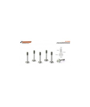 Tornillería semiroscado cónico carrocerías cabeza 4.5mm. M2.2x5mm Aluminio