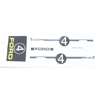 Ford Fiesta (nº4) decals