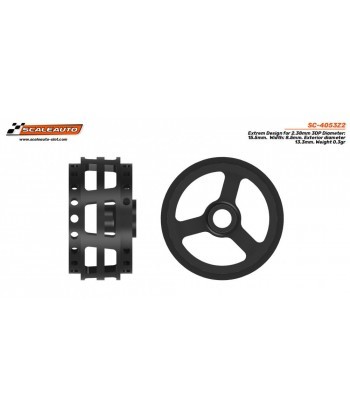 Llanta plástico 3DP 15.8x8 mm  BBS