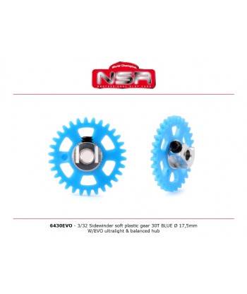 Corona sidewinder plástico 30Z  17,5mm