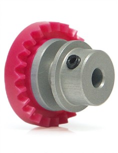 Corona 23 dientes en línea con núcleo de aluminio