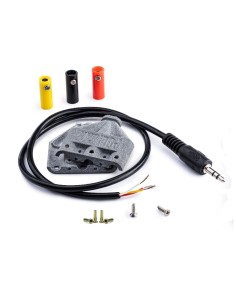 Adaptador banana a jack 3,5mm stereo