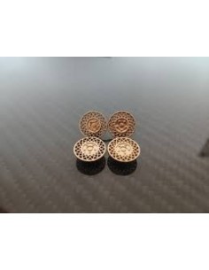 Tapacubos BBS dorados Escort MKI 1/24