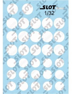 Placas dorsales 1/32