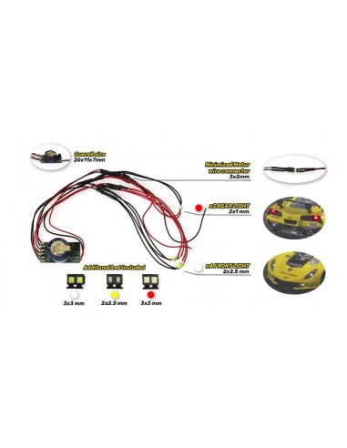 Kit luces permanentes 4 del. + 2 posteriores...