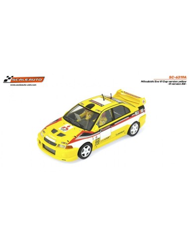 Mitsubishi Evo VI amarillo versión copa