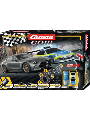 Circuito GO - Chase´n Race + rectas 34,20 cm