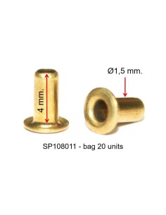 Terminales para cable eléctrico  - diámetro 1,5 x 4mm