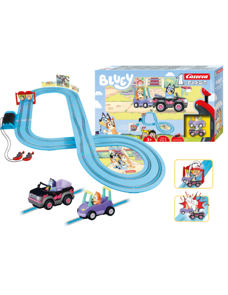 Circuito Carrera 1. First Bluey & Bingo - Lets Go