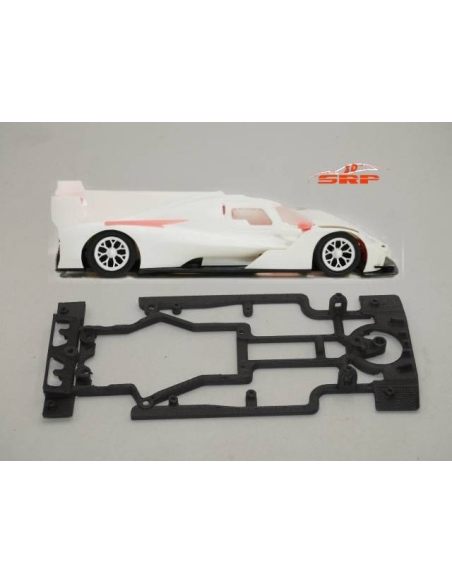 Chasis Cadillac-V LMH para carrocería Scaleauto (bancada Slotit