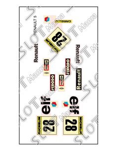 Próximamente Calcomanía Renault 5 'Elf'