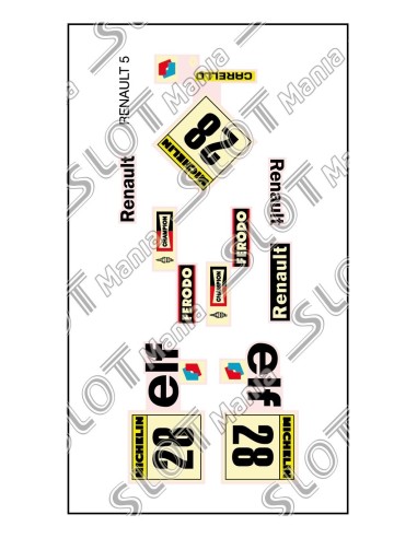 Próximamente Calcomanía Renault 5 'Elf'