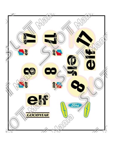 Próximamente Calcomanía Tyrrell Ford F1