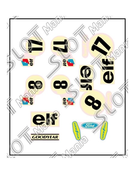 Próximamente Calcomanía Tyrrell Ford F1