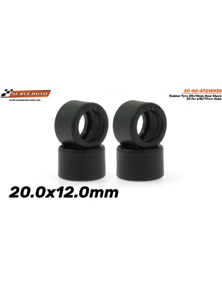 Neumático Goma 20x12mm. New Shore30 para llantas 15/17mm.