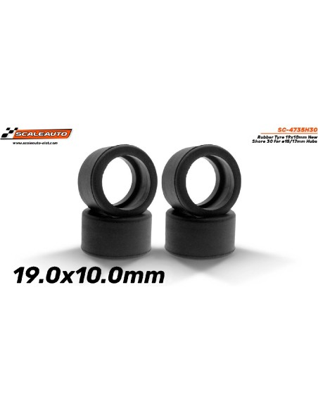 Neumático Goma 19x10mm. New Shore30 para llantas 15/17mm.