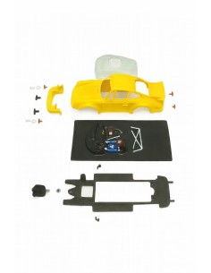 Porsche 911 Carrera amarillo en kit