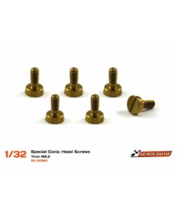 Tornilleria especial cabeza cónica 5mm. M.2.