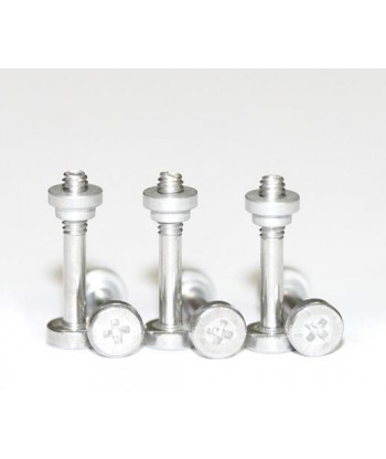 Tornillo suspensión M2 - 13mm alu.  + tuerca alu.