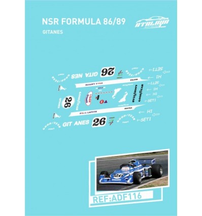 Calcas NSR Formula 86-89 "Gitanes"