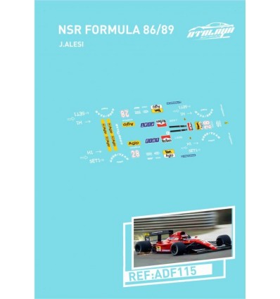 Calcas NSR Formula 86-89 "Gitanes"